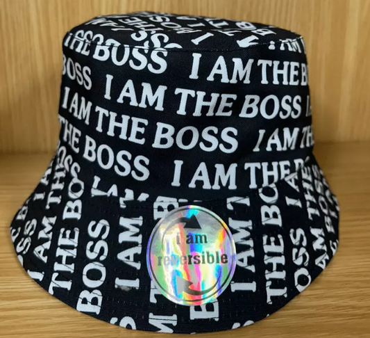 I am The Boss Bucket Hats Summer Festival Hat For Adults Men Women